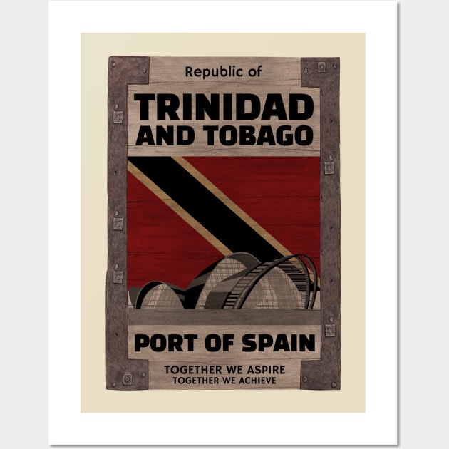 make a journey to Trinidad and Tobago Wall Art by KewaleeTee